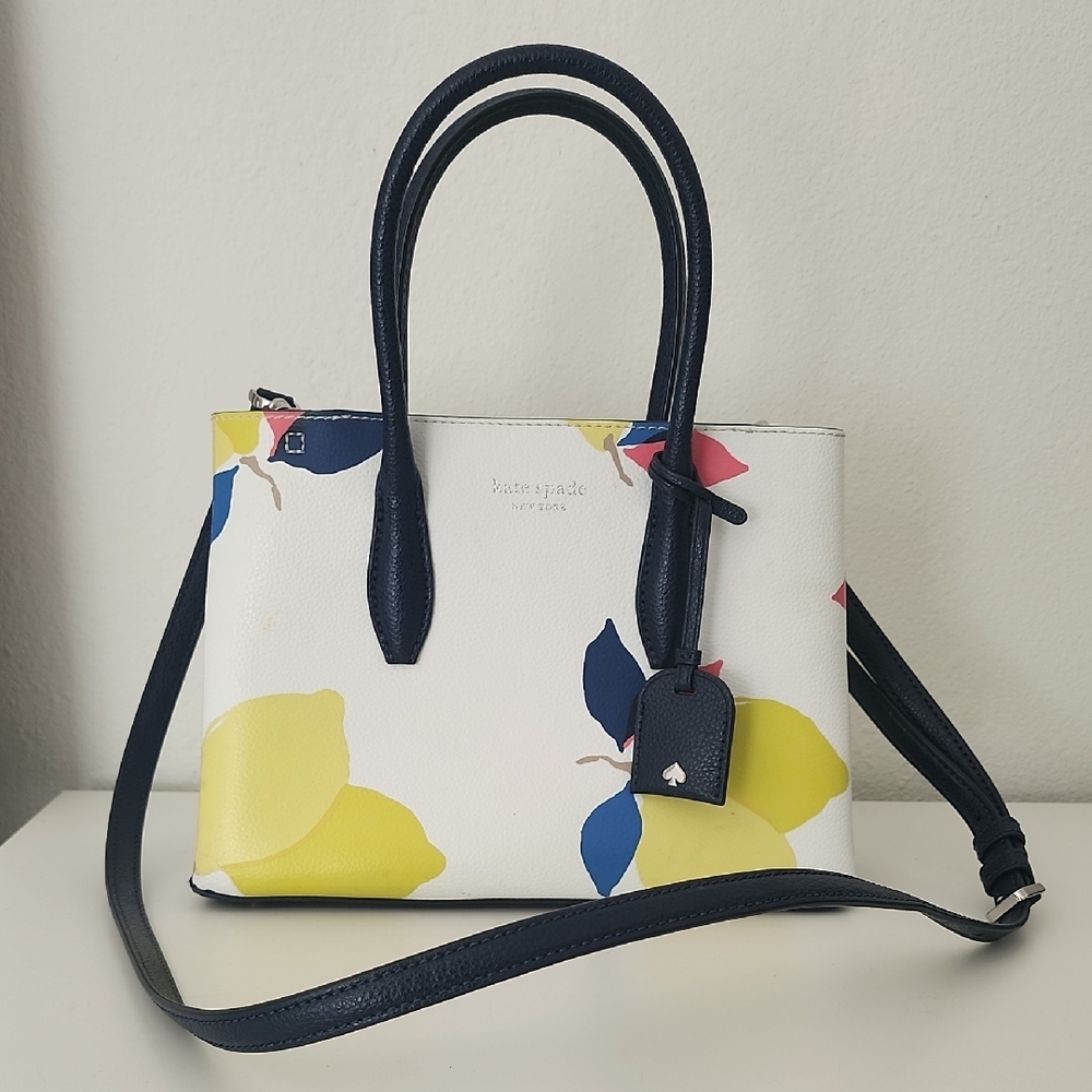 Kate Spade White and Blue Women's Bag